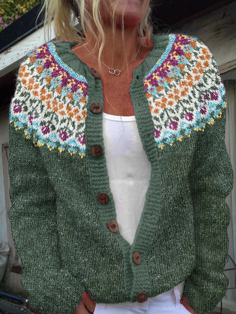 Alice | Suéter de punto islandés vintage